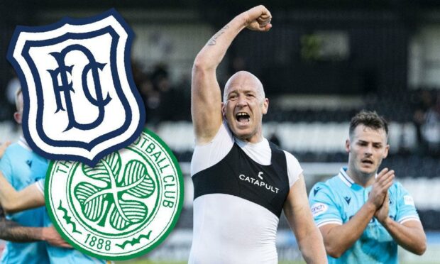 Charlie Adam and Dundee face Celtic in Sunday's live TV game after getting back to winning ways against St Mirren.