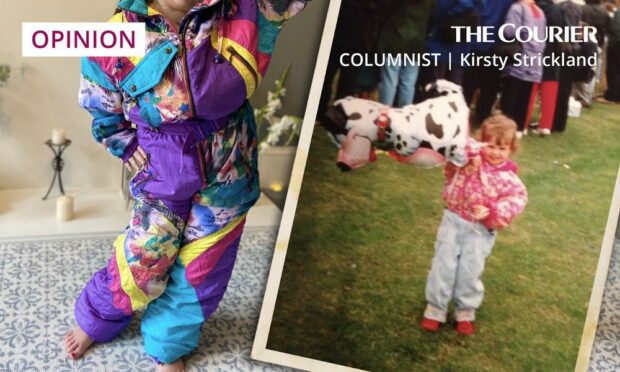 Kirsty's daughter is taking great delight in the 'vintage' styles her mum wore in the 1990s.