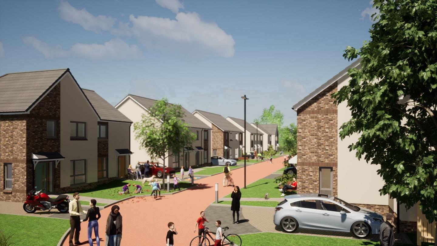 First look at affordable homes plans next to Cowdenbeath Golf Club