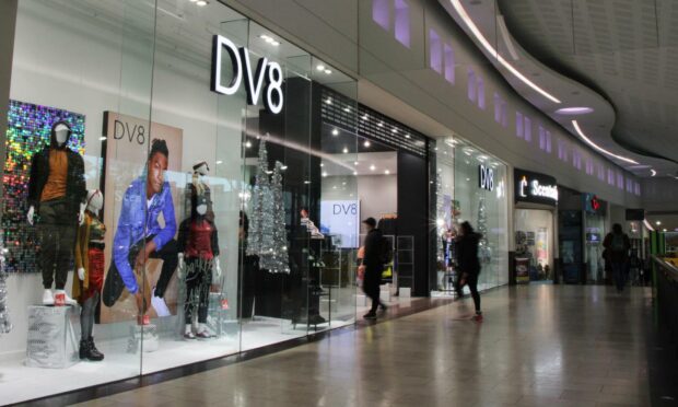 The DV8 store at the Overgate shopping centre.