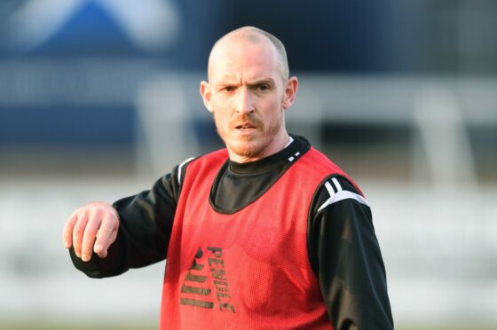 Forfar player-manager Gary Irvine