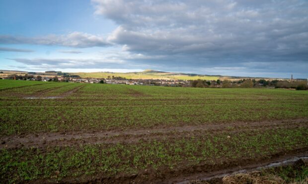 The site of the proposed development at Milldeans Farm.