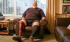 Colin Rattray lost his leg to diabetes. Image: DC Thomson.