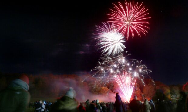 Fireworks at Lochee Park