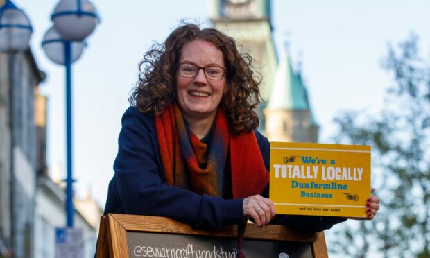 Aileen Wright got together with other local business owners to set up Totally Locally Dunfermline.