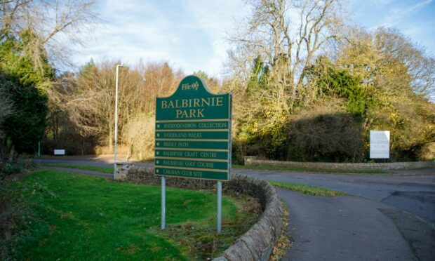 The community council had hoped to improve Balbirnie Park. Image: Kenny Smith / DC Thomson.