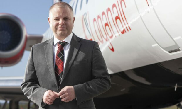 Loganair chief executive Jonathan Hinkles.