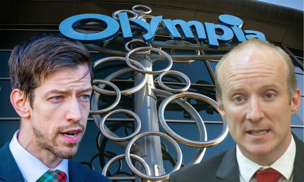 John Alexander and Michael Marra have clashed over the Olympia's ongoing closure.