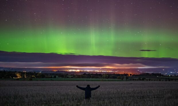 Northern Lights over Perthshire