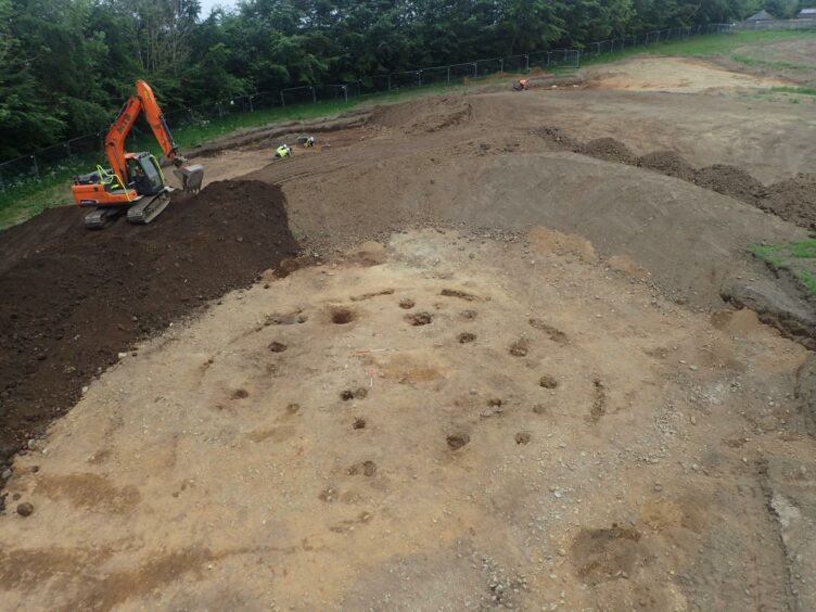 Roundhouse remains found in Blairgowrie.