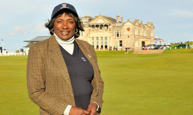 Renee Powell during a visit to St Andrews in 2015