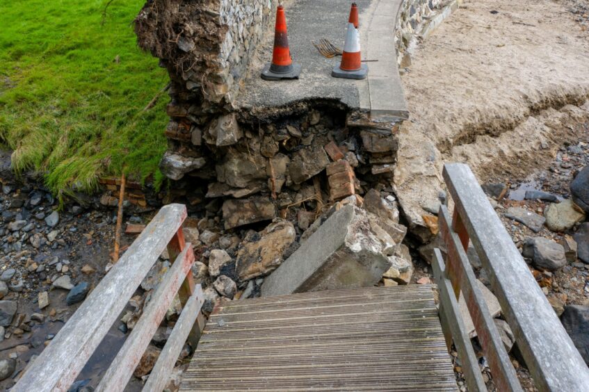 The Aberdour bridge work is much needed