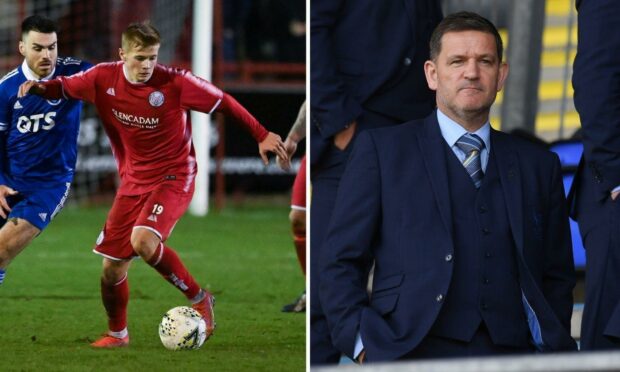 St Johnstone chairman Steve Brown was at Glebe Park as Max Kucheriavyi starred for Brechin.