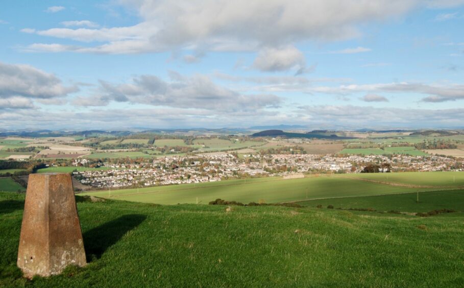 A view of Cupar from Hill of Tarvit.