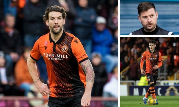 Charlie Mulgrew and Dylan Levitt are nearing fitness for Dundee United after injury struggle