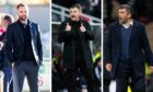 Three managers under pressure - James McPake, Tam Courts and Callum Davidson.