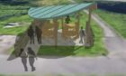 How the proposed new shelter in the Ninewells Community Garden would look