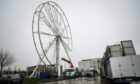 A big wheel is being set up at Slessor Gardens for Winterfest