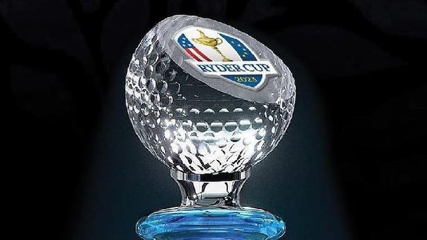 Old Tom Gin has a patent on the golf ball stopper, which carries the Ryder Cup logo.