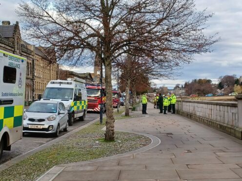 Emergency services search River Tay in Perth amid concern for a person ...
