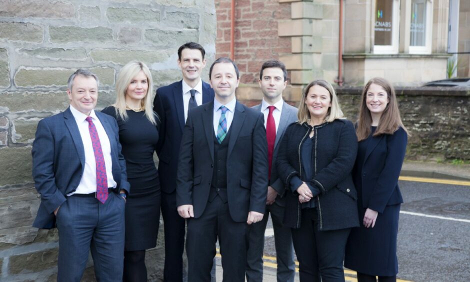 The partners of Perthshire law firm Macnabs.