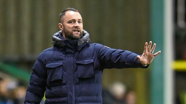 James McPake during his time as Dundee manager.