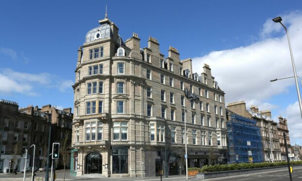 The Malmaison hotel, which is one of the hotels that have raised their prices for Radio 1's Big Weekend in Dundee.