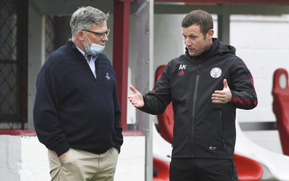 Craig Levein carries out a director of football-style role at Brechin.