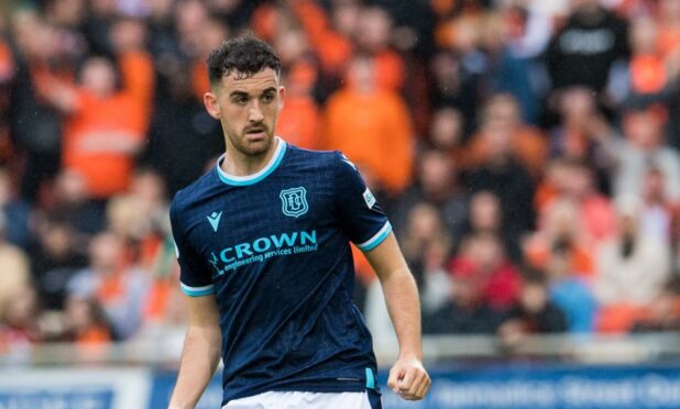 Shaun Byrne in action for Dundee.