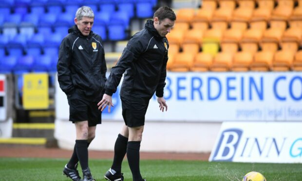 Referee Steven McLean called off the game on Saturday.