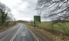 A stretch of the A985 close to Limekilns remained closed for over seven hours. (Pic Google Street View).