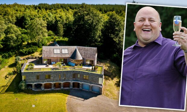 EuroMillions winner Adrian Bayford is selling his three Perthshire mansions