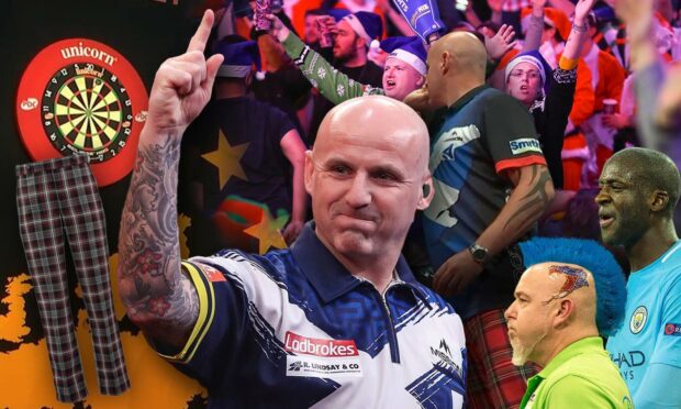 Arbroath star Alan Soutar won on his Ally Pally debut