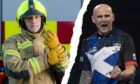 Dundee firefighter Alan Soutar will be working over Christmas. Image: DC Thomson/PDC