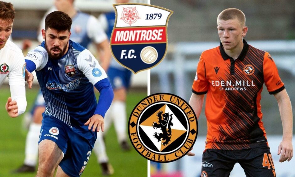 Montrose left back Andrew Steeves, who is also a Dundee United coach, recently came up against one of his former students Flynn Duffy.