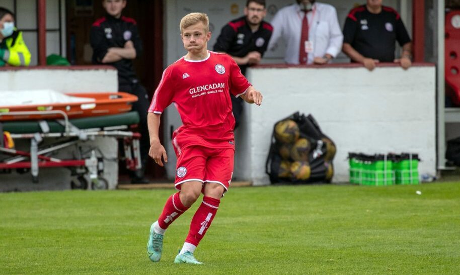 Max Kucheriavyi in action for Brechin last year.