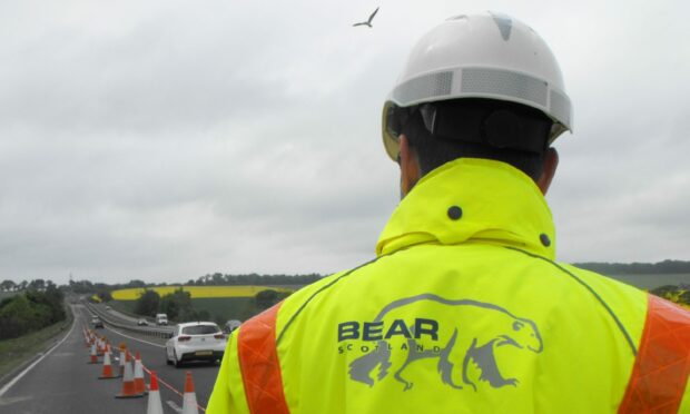 BEAR Scotland are advising motorists to expect disruption. Image: BEAR Scotland.