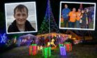 Alistair Smith and Grant MacDonald are using their Christmas lights display at their house to raise money for a Ewing sarcoma charity in memory of nephew Gavin Russell.