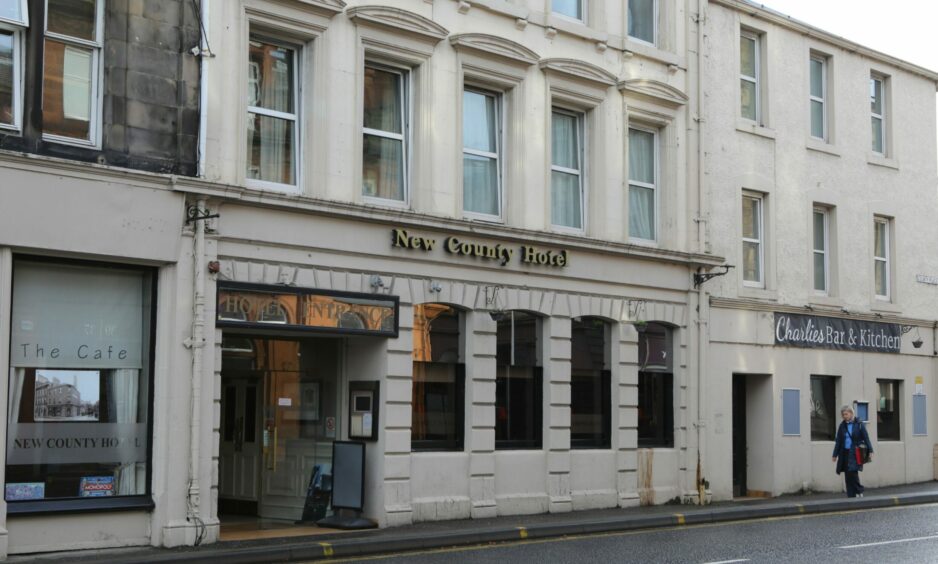 The New County Hotel in Perth's County Place