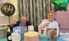 Ewen and Christian Williamson celebrate their diamond wedding anniversary at Orchar Nursing Home in Broughty Ferry, 60 years on from their marriage in Pittenweem Parish Church on December 2 1961