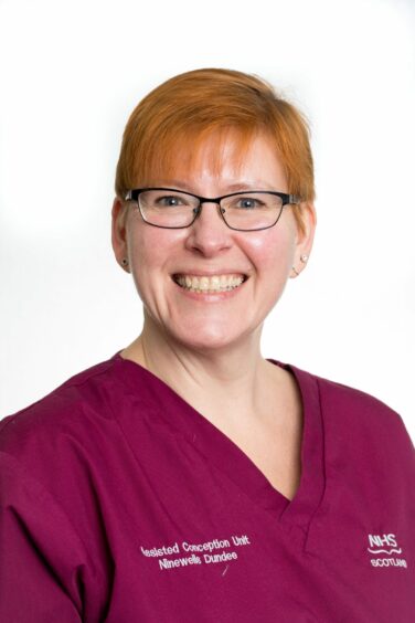 Ellen Drew, Lead Clinical Embryologist, from the Assisted Conception Unit.
