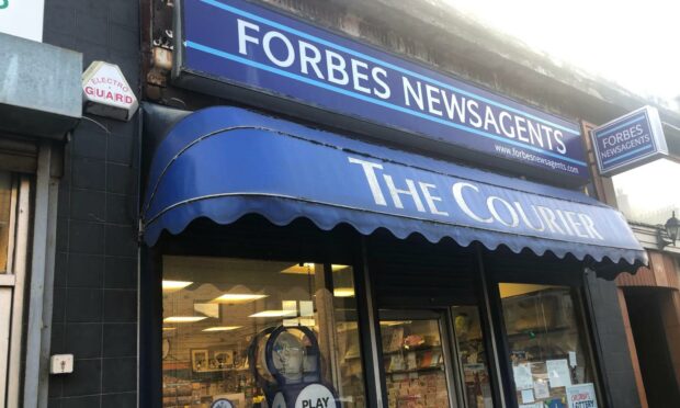 Forbes Newsagents will close this weekend. Image: James Simpson/DC Thomson.