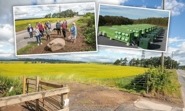 Angus councillors backed the Whitehills battery storage site plan. Pic: Kim Cessford/DCT Media.