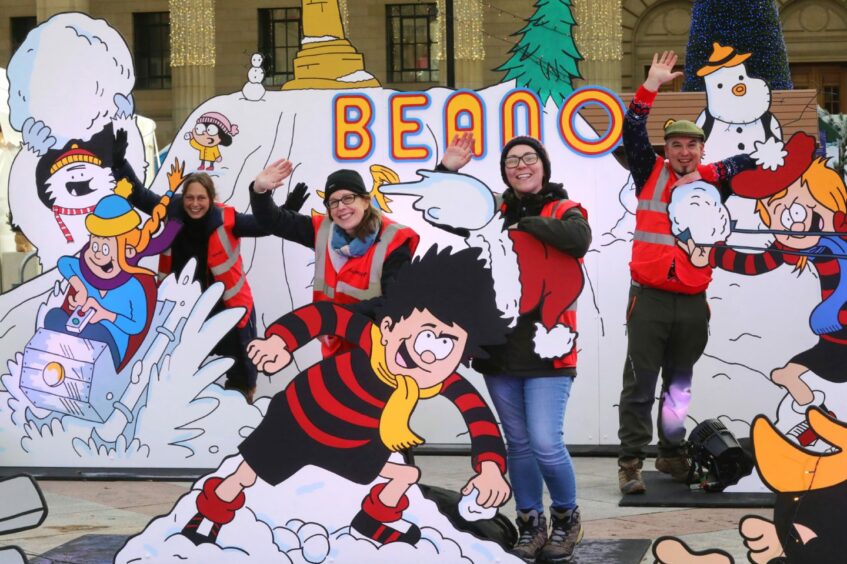 Families gather at Dundee winterfest.