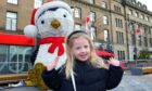 Penny McIntosh, five, from Monifieth enjoying the festivities at City Square in Dundee.