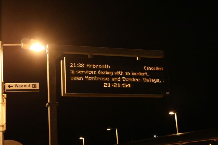Person hit by train on railway line between Arbroath and Dundee