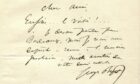 A note by the composer Georges Bizet, £1370 (International Autograph Auctions)
