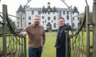 Derek Mawhinney and John McGee from Omnis Properties at Dudhope Castle.