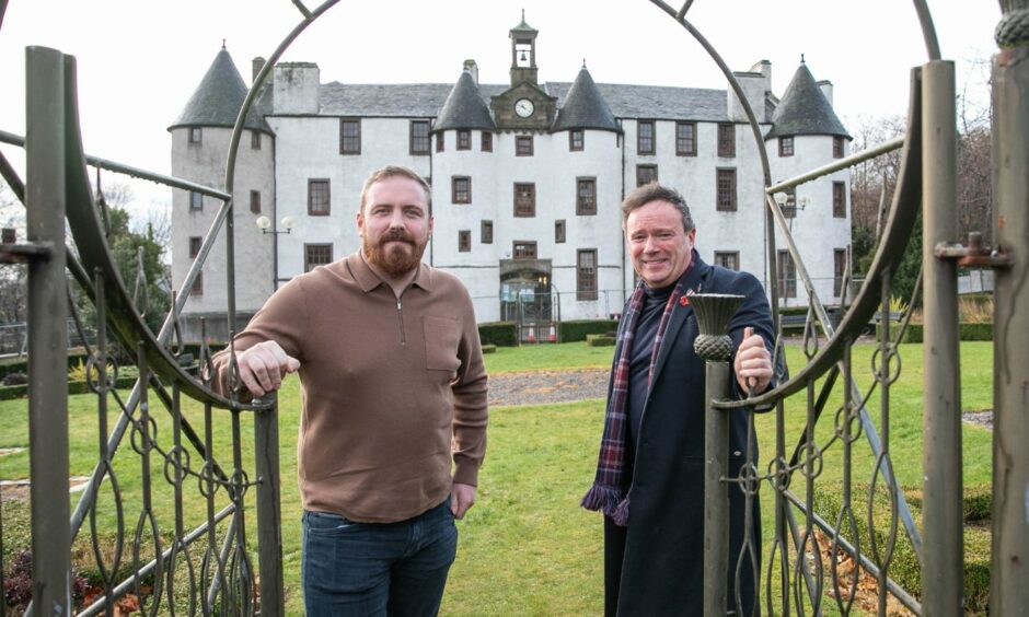 Derek Mawhinney and John McGee from Omnis Properties at Dudhope Castle