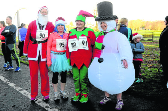Forfar Road Runners' Plum Pudding Plod has been cancelled at the last minute.